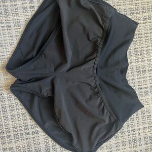 Lululemon Black High-Waisted Athletic Shorts